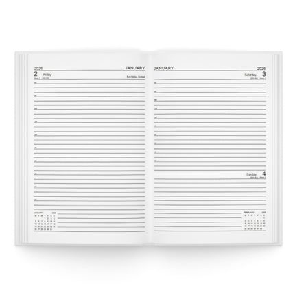 2026 Colour Block A4 Day A Page Diary