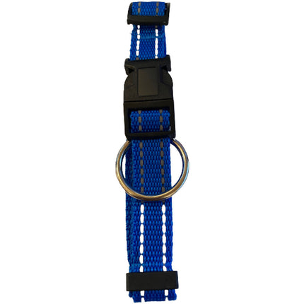 Reflective Doggy Collar Large - Blue