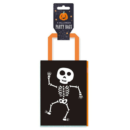 4 Halloween Paper Treat Bags