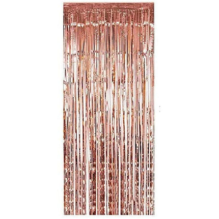 Rose Gold Foil Door Curtain