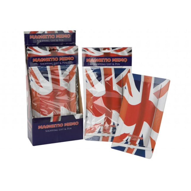 Union Jack Magnet Memo Shopping Pad