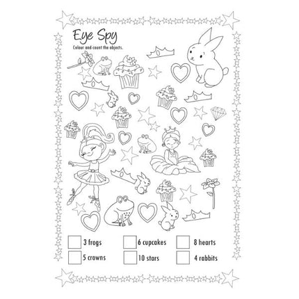 A4 My Pretty Princess & Ballerina All In One Activity Book