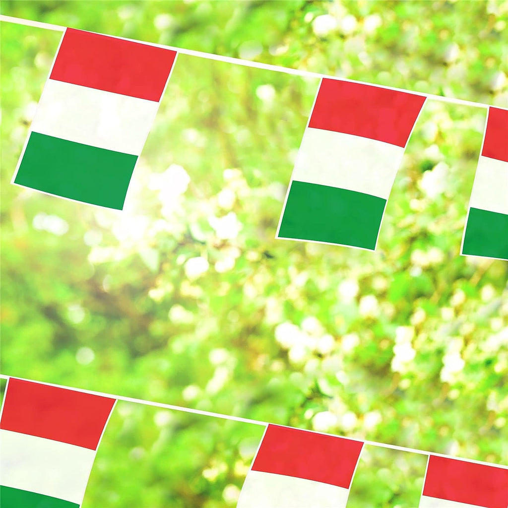 Italy Flag 10m Rectangular Bunting