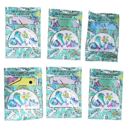 6 Unicorn Self-Inflating Handheld Balloons
