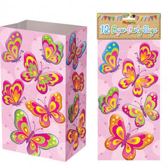12 Butterfly Paper Bags