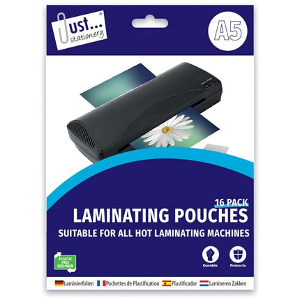 16 A5 laminating Pouches