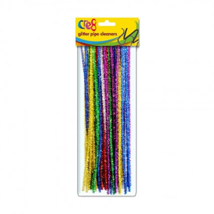 30 Glitter Pipe Cleaners