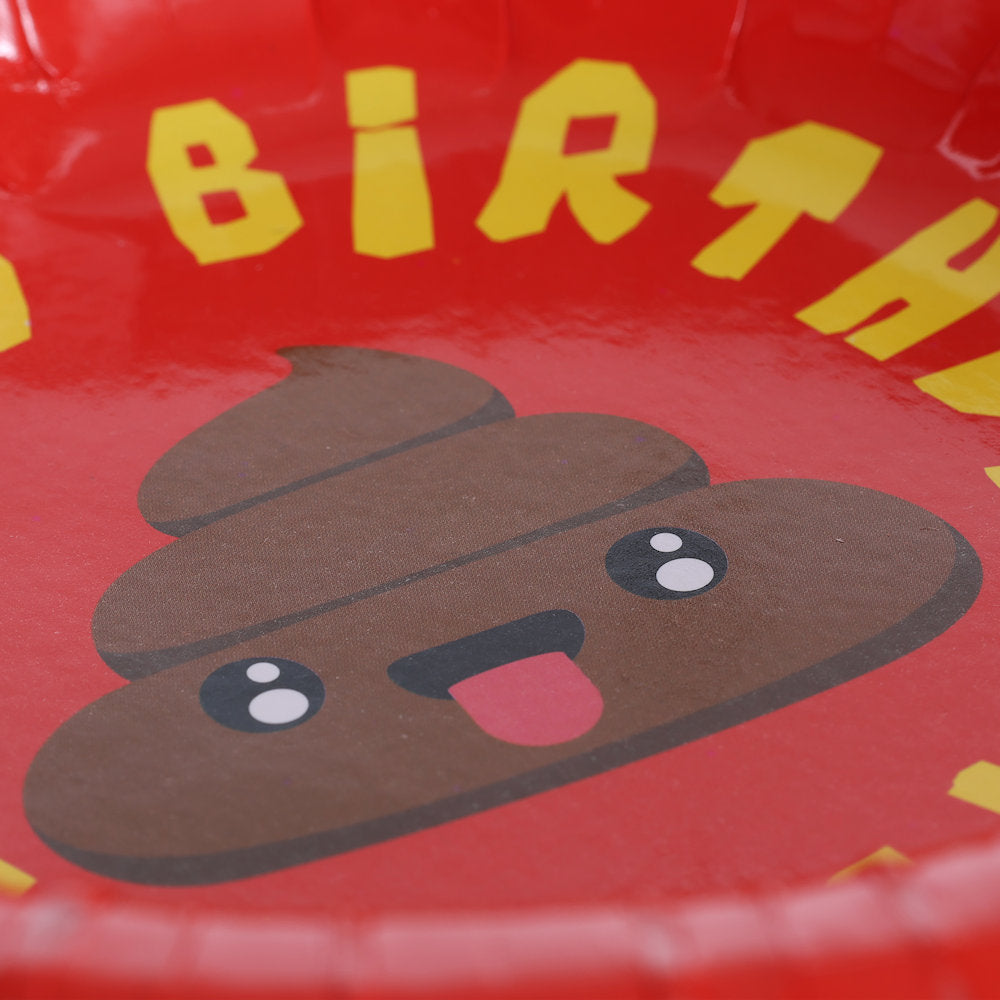 16 Emoji Poo Paper Party Bowls