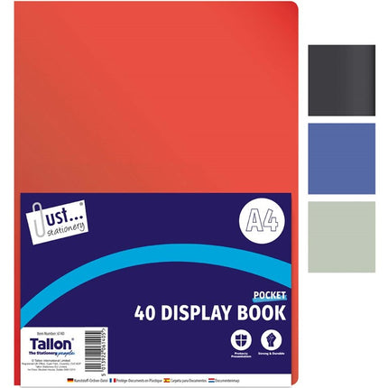 40 Pocket A4 Display Book