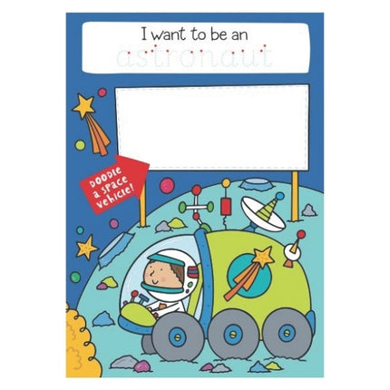 A4 Boys Big Dreams Activity Doodle Book