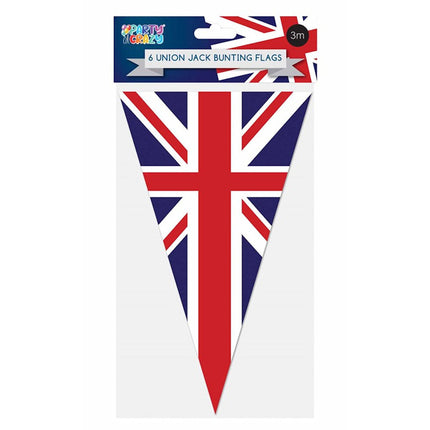 Union Jack 3m Triangle Bunting