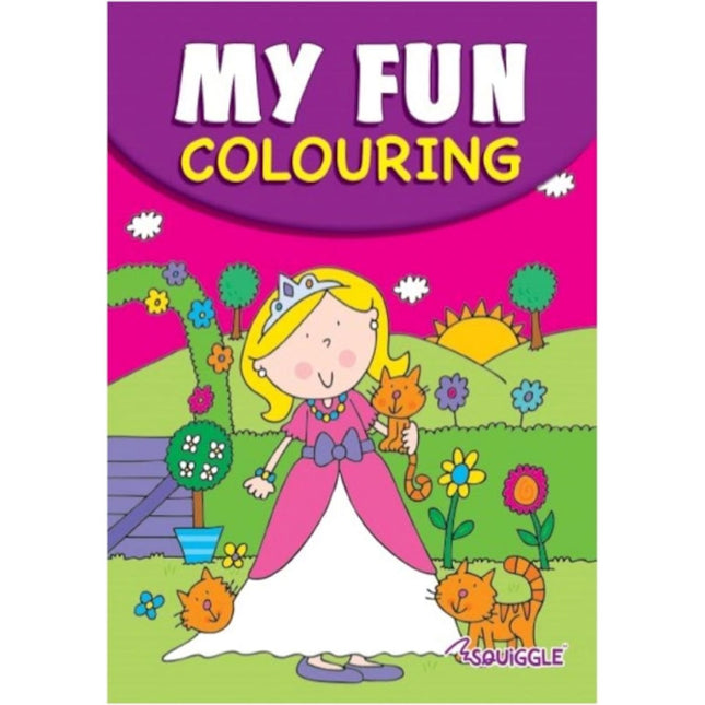 A5 Princess My Fun Colouring Book