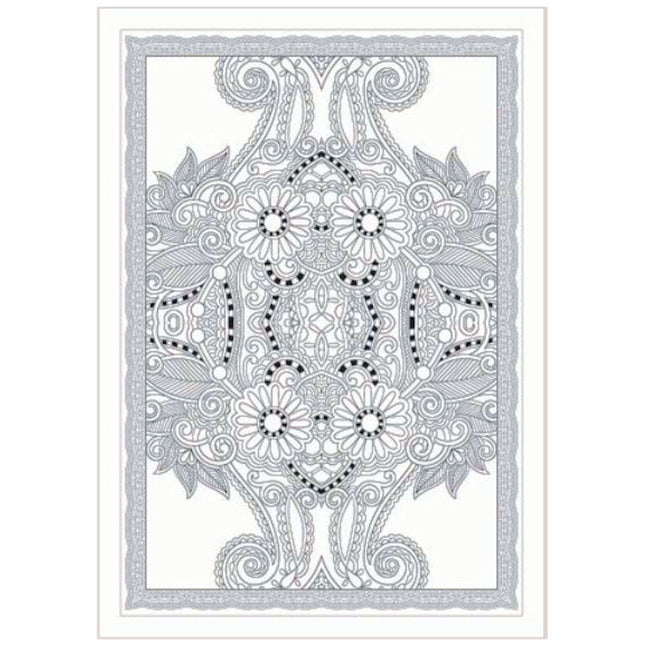 A4 Flowers/Patterns Adult Colouring Book