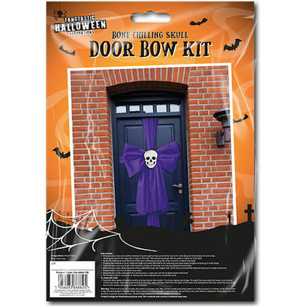 Purple Halloween Door Bow