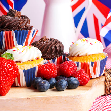 Union Jack Cupcake Cases - Pack Of 100
