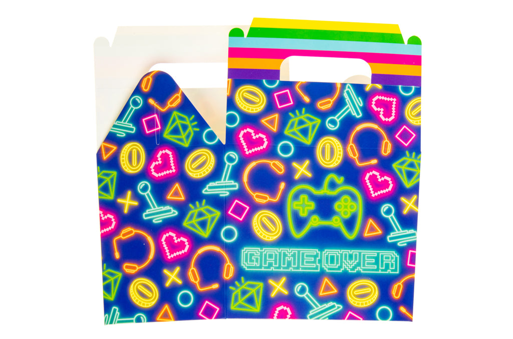 6 Gamer Party Food Lunch Boxes