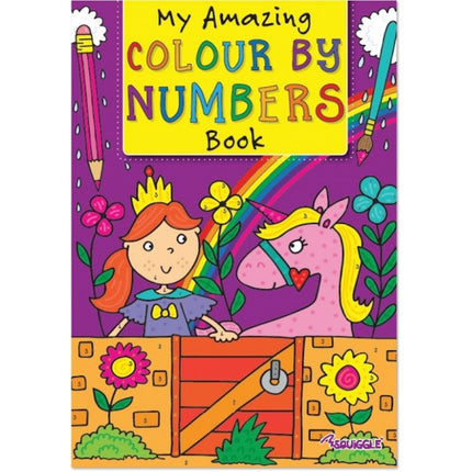 A4 Colour By Numbers Book