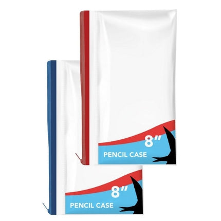 8" Clear Exam Pencil Case