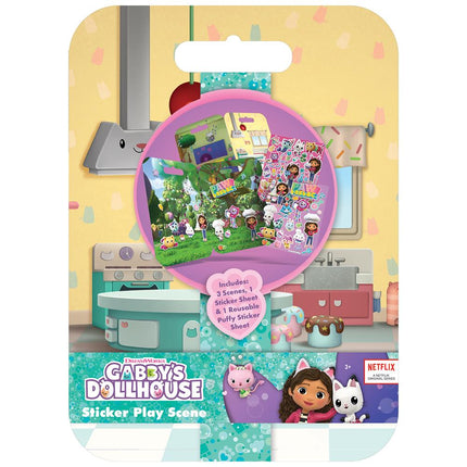 Gabbys Dollhouse Sticker Play Scene Pack