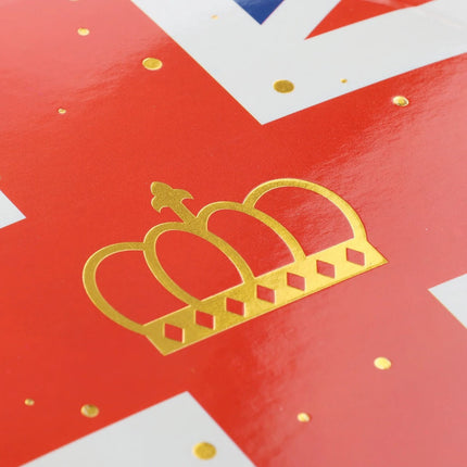 Union Jack 9'' Paper Plates 10 Pack