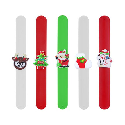 6 Christmas Snap Bracelets