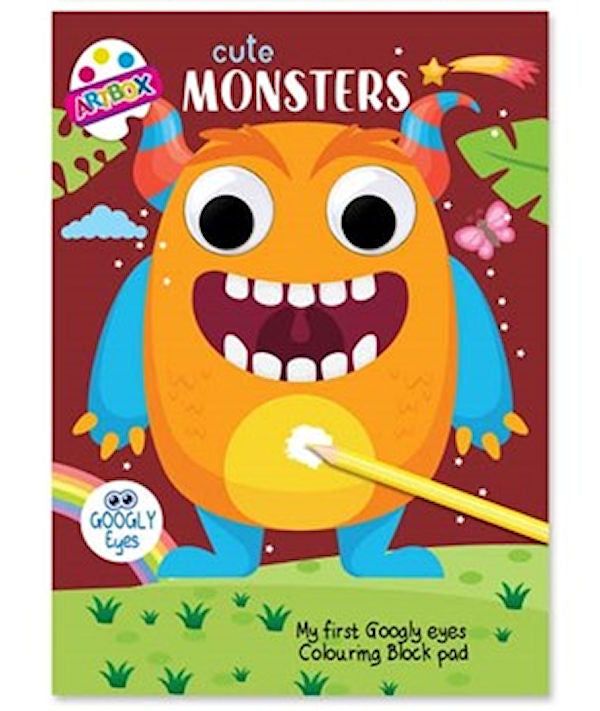 Wobbly Eyes Colouring Book