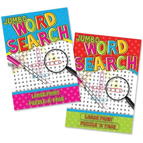 A4 Super Jumbo Word Search Book