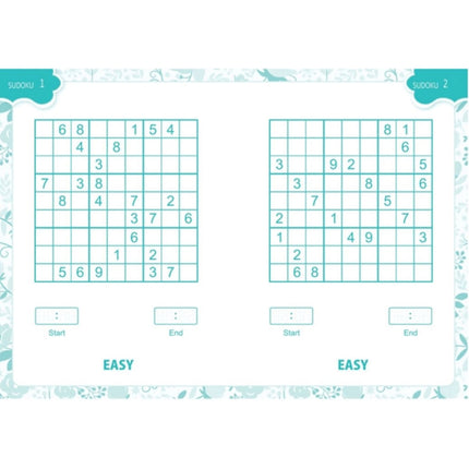 Pocket Floral Sudoku Book