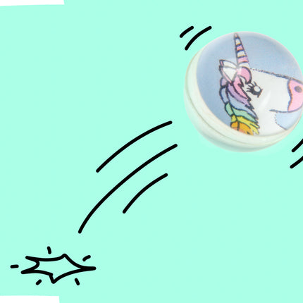 50 Unicorn 32mm Bouncy Balls