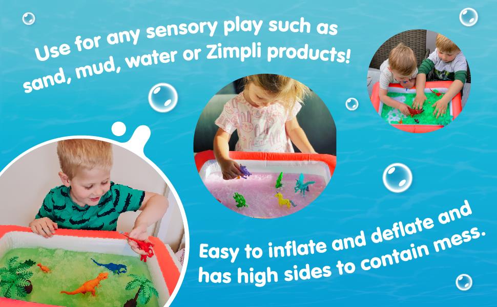 Inflatable Gelli Baff & Slime Play Tray