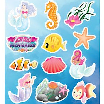 6 Mermaid Sticker Sheets