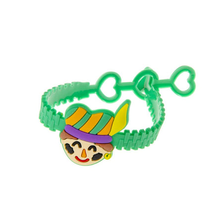 6 Adjustable Sinterklaas Rubber Bracelets