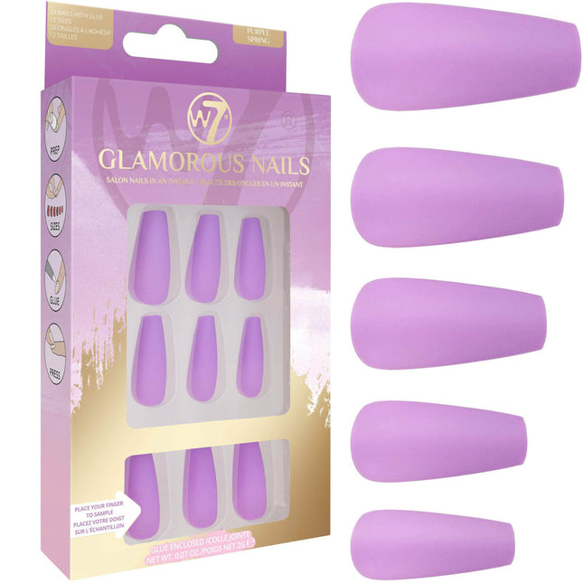 Glamorous Nails - Purple Spring