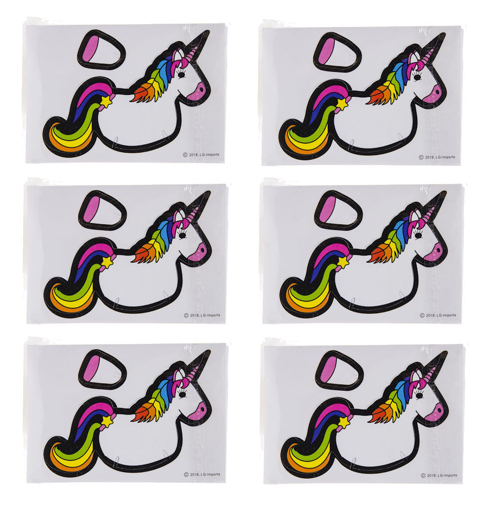 6 Unicorn 3D Puzzle Kits