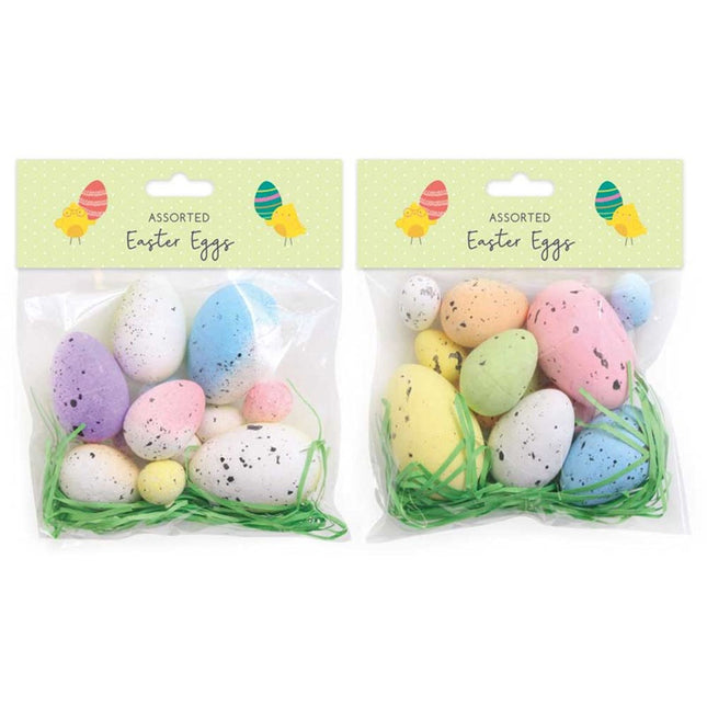 Decorative Mixed Sized Easter Eggs