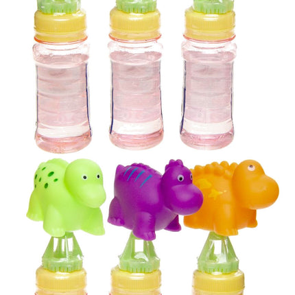 6 Dinosaur 3D Bubble Tubs