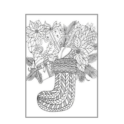 Christmas Advanced A4 Colouring Book