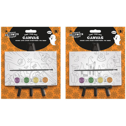 Halloween Paint Your Own Canvas with Stand