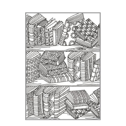 A4 Zen Doodle/Mindfulness Colouring Book