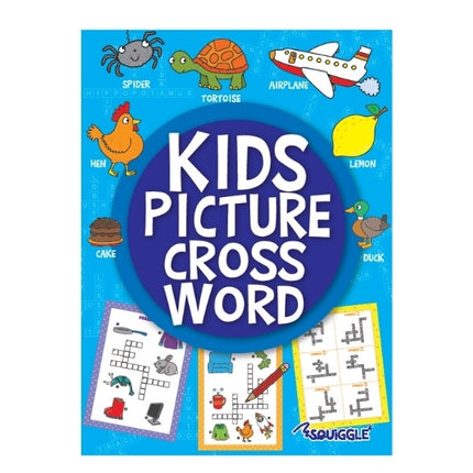 Kids Picture Crossword Puzzle Book
