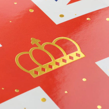 10 Union Jack 7.5'' Paper Bowls