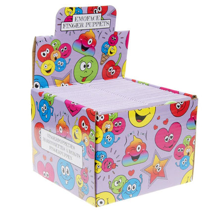 6 Emoji Face Finger Puppets