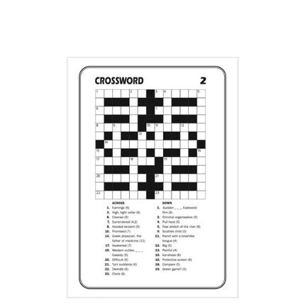 A5 Mega Crossword Puzzle Book