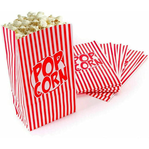 8 Paper Popcorn Bags