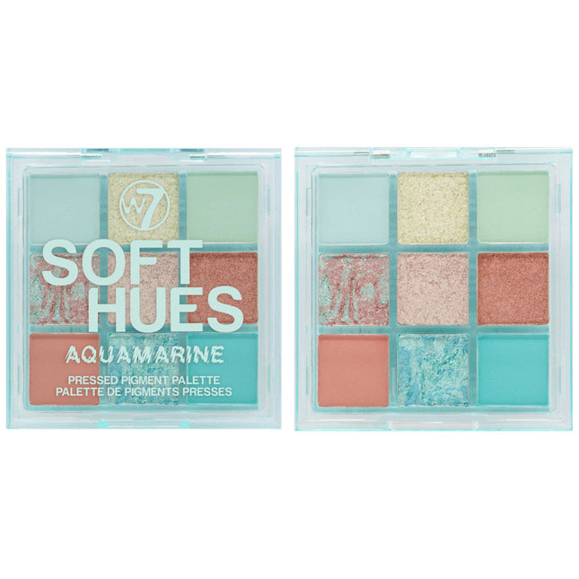 Soft Hues Eyeshadow Palette - Aquamarine