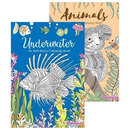A4 Animals/Underwater Colouring Book
