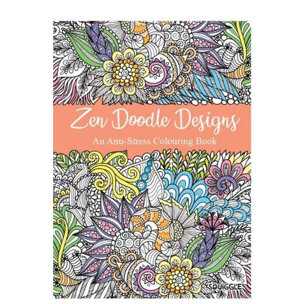 A4 Zen Doodle/Mindfulness Colouring Book