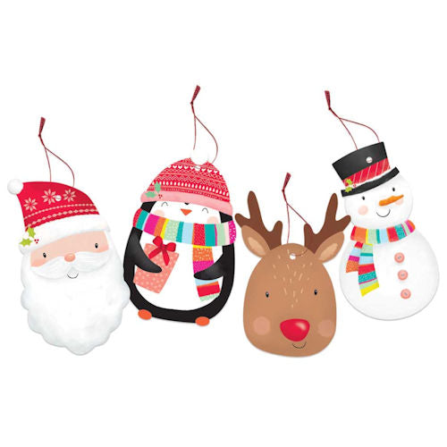 12 Christmas Cute Tip On Gift Tags