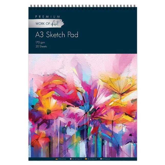20 Sheet A3 Artists Sketch Pad