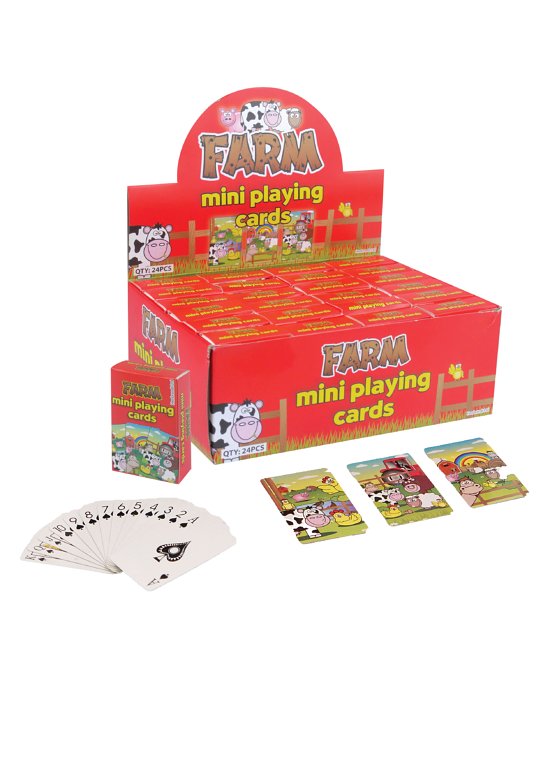 6 Farm Miniature Playing Card Sets